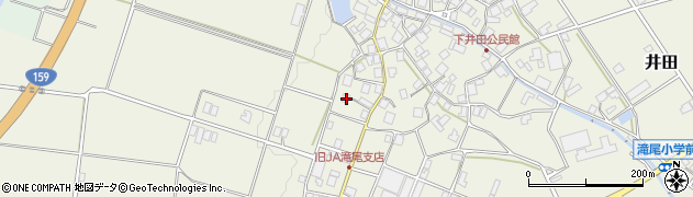 石川県中能登町（鹿島郡）井田（く）周辺の地図