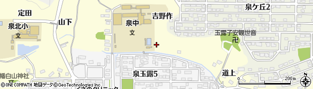 福島県いわき市泉町玉露周辺の地図