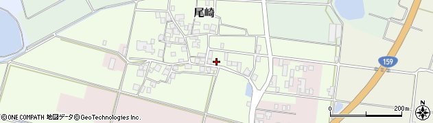 石川県中能登町（鹿島郡）尾崎（マ）周辺の地図