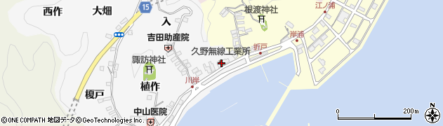 福島県いわき市中之作川岸2周辺の地図