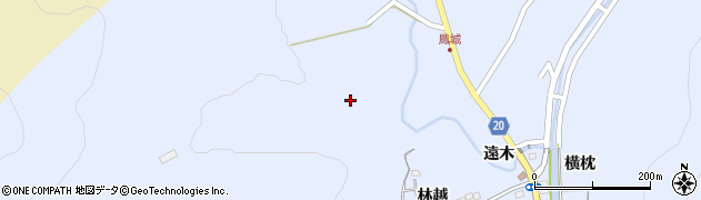 福島県いわき市山田町（林越）周辺の地図
