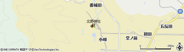 福島県いわき市渡辺町田部（油沢）周辺の地図