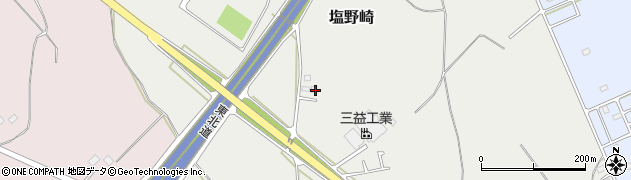 栃木県那須塩原市塩野崎195周辺の地図