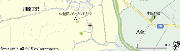 福島県いわき市渡辺町中釜戸（表前）周辺の地図