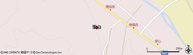 新潟県糸魚川市栗山周辺の地図