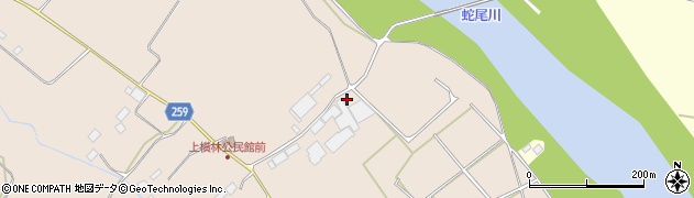栃木県那須塩原市上横林40周辺の地図
