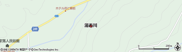 栃木県日光市湯西川周辺の地図