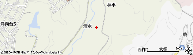 福島県いわき市永崎（清水）周辺の地図