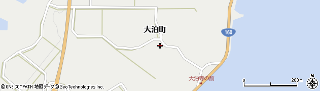 石川県七尾市大泊町（ツ）周辺の地図