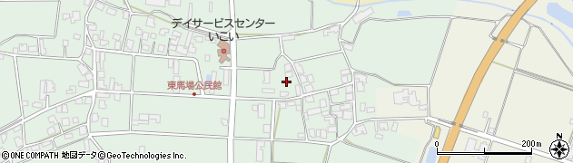 石川県中能登町（鹿島郡）東馬場（ラ）周辺の地図
