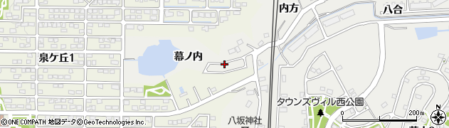 福島県いわき市泉町本谷（幕ノ内）周辺の地図