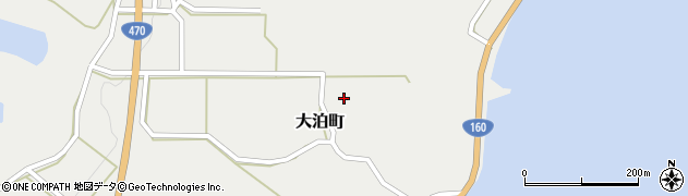 石川県七尾市大泊町（子）周辺の地図