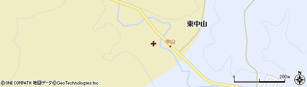 福島県いわき市遠野町滝西中山周辺の地図