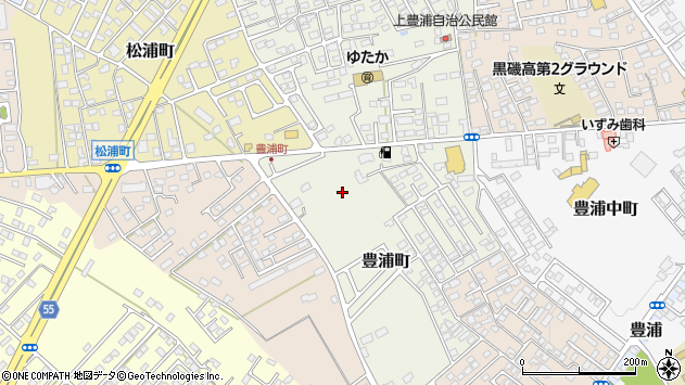 〒325-0064 栃木県那須塩原市豊浦町の地図