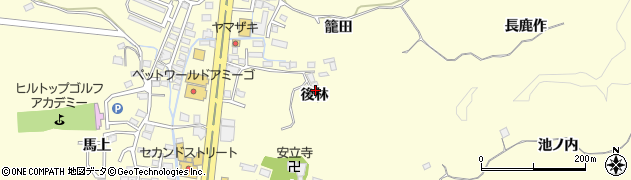 福島県いわき市小名浜岡小名（後林）周辺の地図