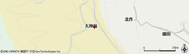 福島県いわき市渡辺町田部天神前周辺の地図