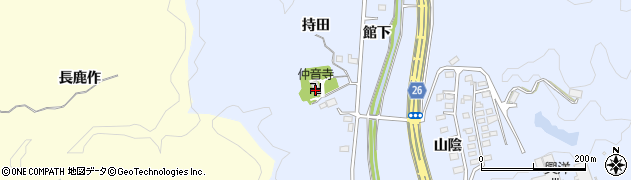 仲音寺周辺の地図
