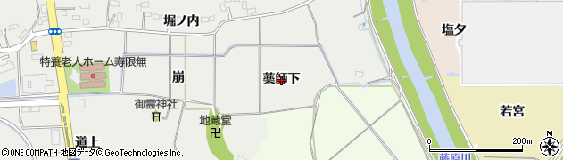 福島県いわき市泉町本谷（薬師下）周辺の地図