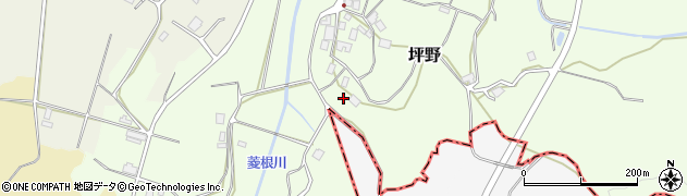石川県志賀町（羽咋郡）坪野（ヌ）周辺の地図