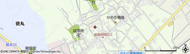 石川県中能登町（鹿島郡）能登部上周辺の地図