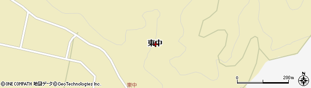 新潟県糸魚川市東中周辺の地図