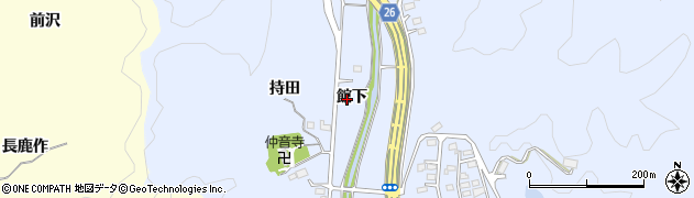 福島県いわき市小名浜上神白（館下）周辺の地図