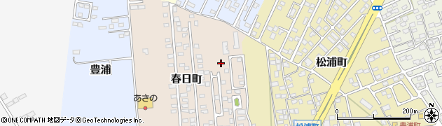 栃木県那須塩原市春日町周辺の地図