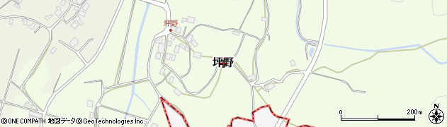 石川県羽咋郡志賀町坪野周辺の地図