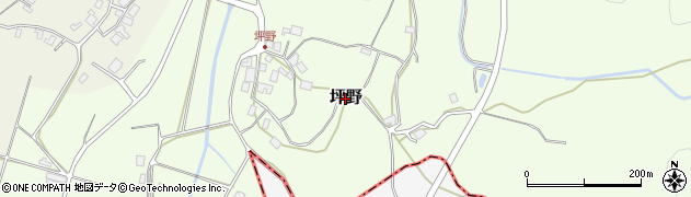 石川県志賀町（羽咋郡）坪野周辺の地図