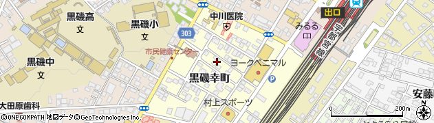 栃木県那須塩原市黒磯幸町周辺の地図