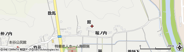 福島県いわき市泉町本谷（堀ノ内）周辺の地図