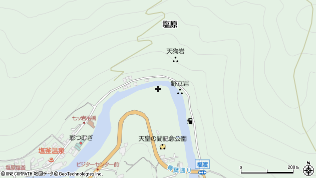 〒329-2921 栃木県那須塩原市塩原の地図