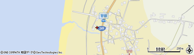 石川県志賀町（羽咋郡）甘田（イ）周辺の地図
