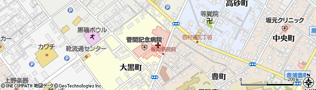 菅間記念病院周辺の地図