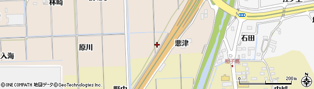 福島県いわき市小名浜住吉（悪津）周辺の地図
