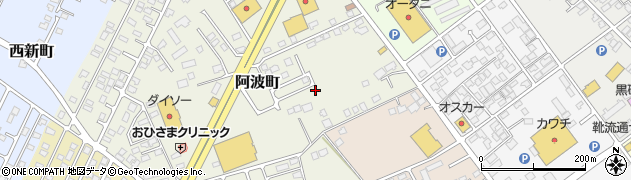 栃木県那須塩原市阿波町109周辺の地図