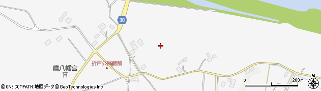 栃木県那須塩原市折戸周辺の地図