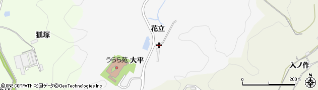 福島県いわき市常磐長孫町（花立）周辺の地図