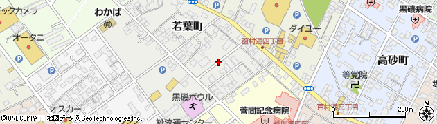 栃木県那須塩原市若葉町2周辺の地図