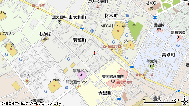 〒325-0047 栃木県那須塩原市若葉町の地図