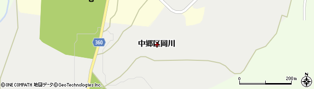 新潟県上越市中郷区岡川周辺の地図