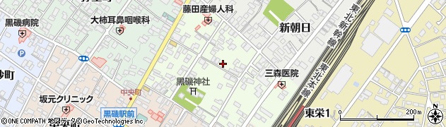 栃木県那須塩原市宮町周辺の地図