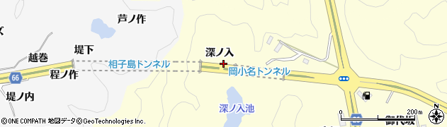 福島県いわき市小名浜岡小名（深ノ入）周辺の地図