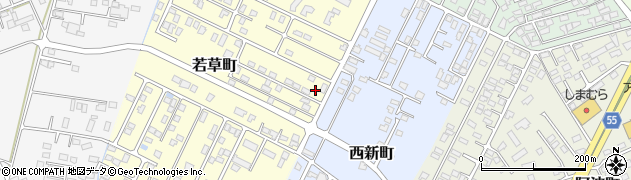 栃木県那須塩原市若草町117-147周辺の地図