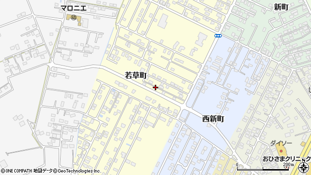 〒325-0032 栃木県那須塩原市若草町の地図