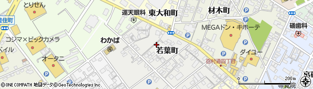 栃木県那須塩原市若葉町3周辺の地図