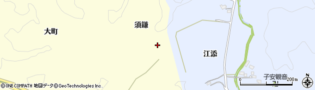 福島県いわき市小名浜岡小名（須鎌）周辺の地図