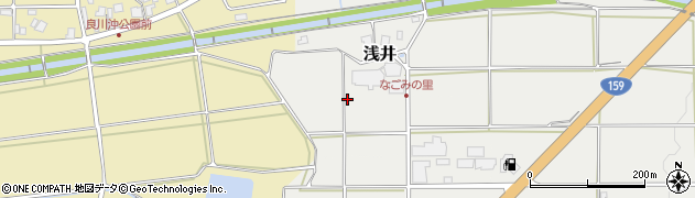 石川県中能登町（鹿島郡）浅井（ろ）周辺の地図