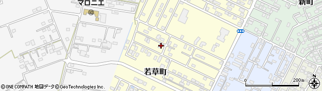 栃木県那須塩原市若草町117-228周辺の地図