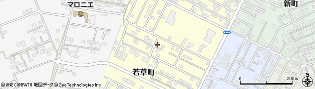 栃木県那須塩原市若草町117周辺の地図